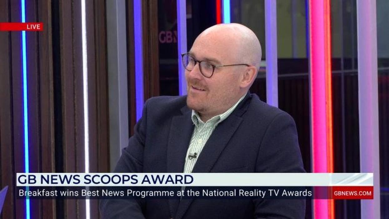 'It is thanks to you!' Christopher Hope issues heartfelt thanks as GB News stuns rivals with ANOTHER award win