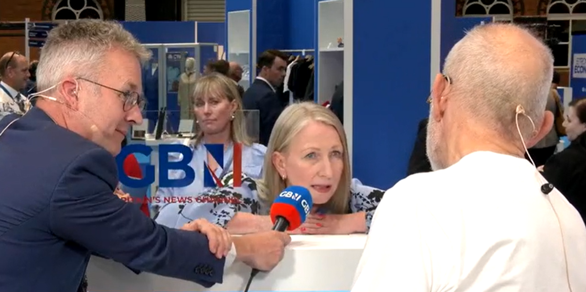 NextImg:‘How do you know I’m a man?’ Gender critical activist confronts Tory conference heckler in explosive GB News row: ‘Ridiculous!’