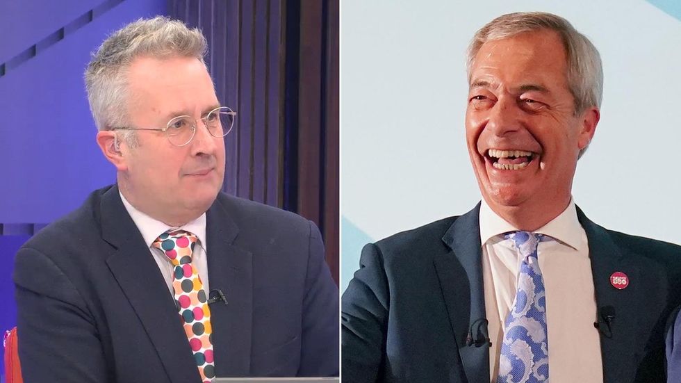 Christopher Hope, Nigel Farage