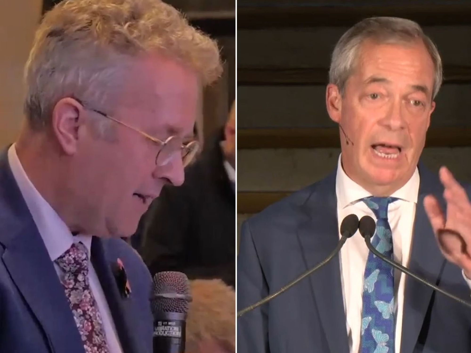 Christopher Hope presses Nigel Farage