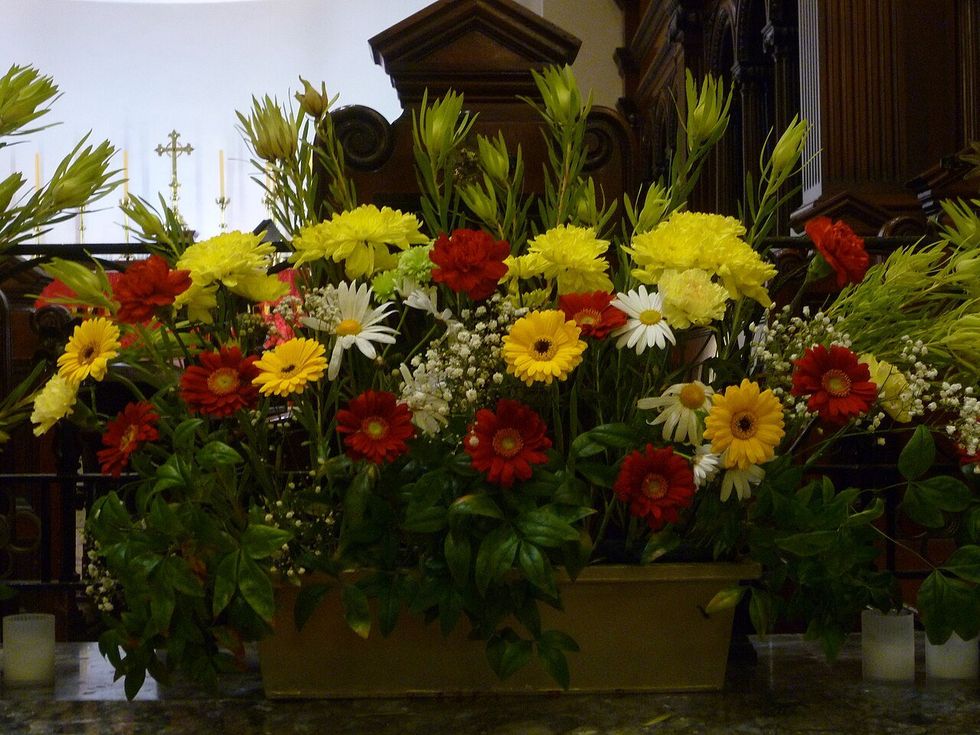 Church flowers