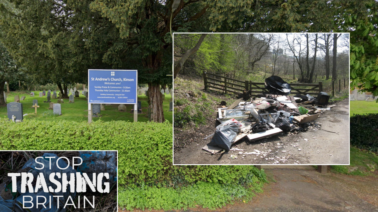 Church/fly-tipping