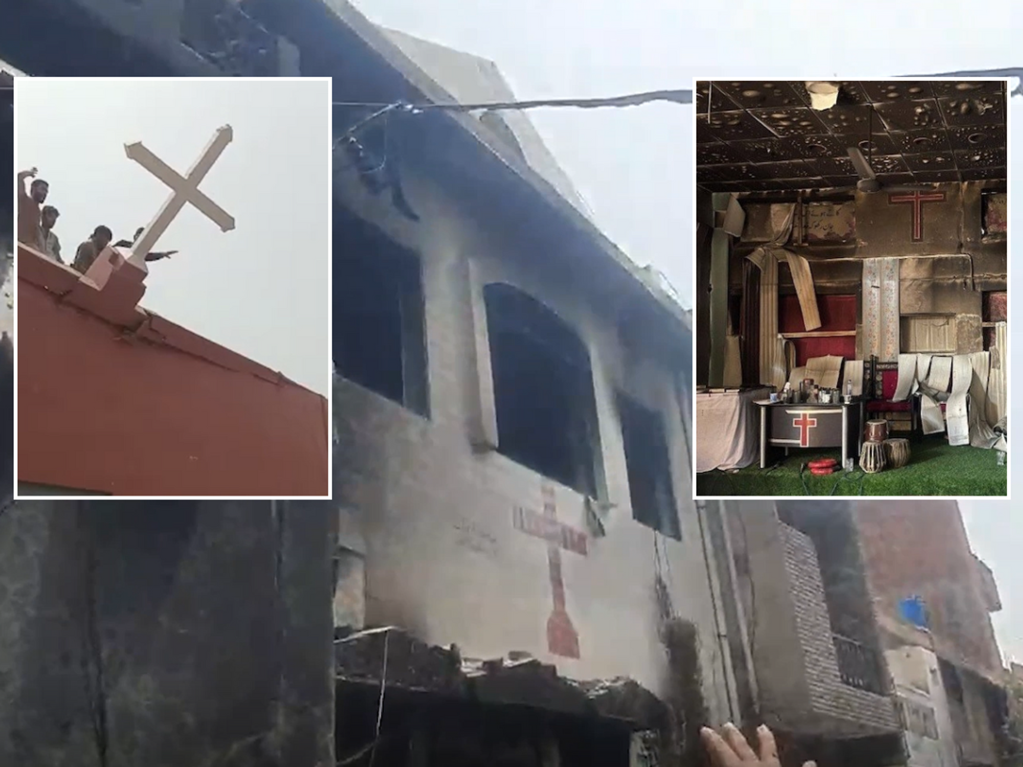 Churches have been destroyed in Pakistan