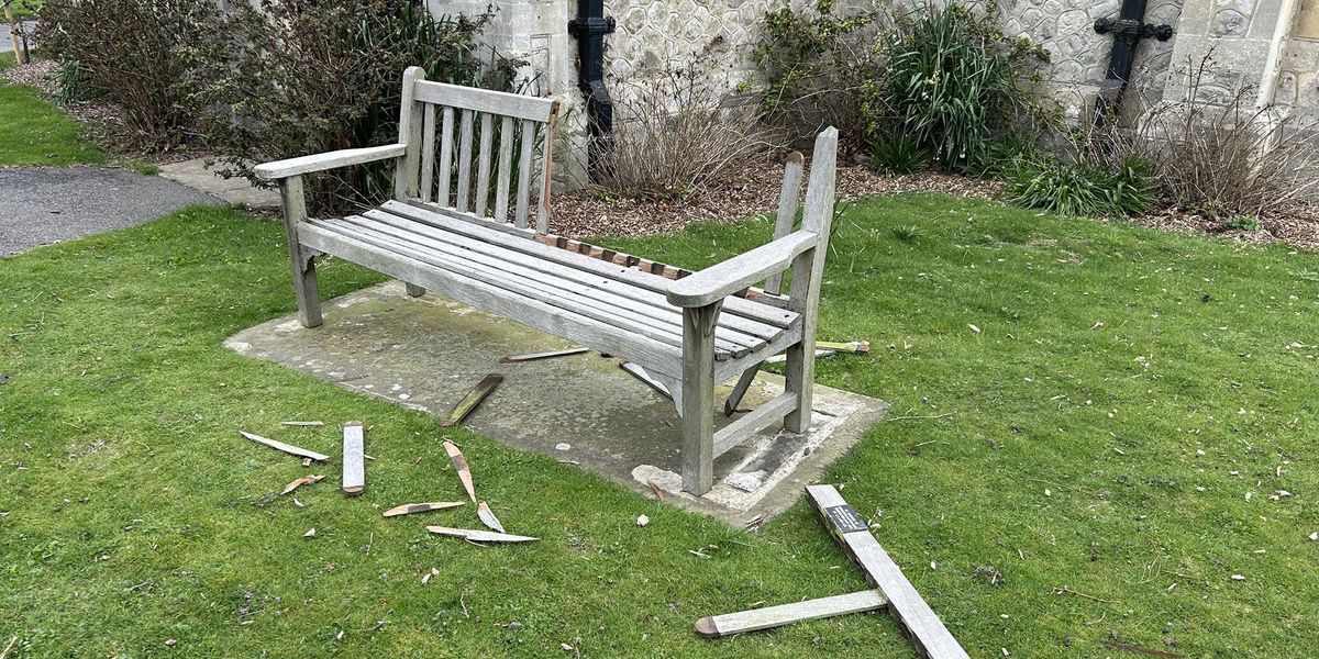 Churchyard memorial destroyed by senseless vandals in ‘devastating’ attack Churchyard memorial destroyed by senseless vandals in ‘devastating’ attack