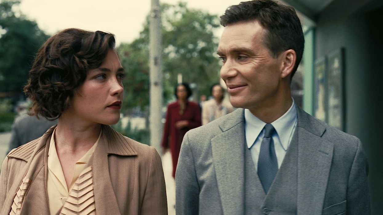Cillian Murphy and Florence Pugh in Oppenheimer