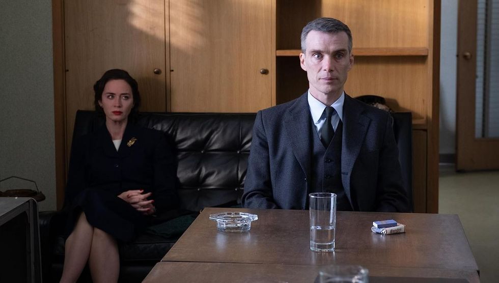 Cillian Murphy as Oppenheimer (right)
