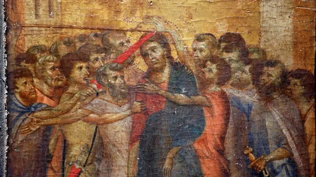 Cimabue’s Christ Mocked painting will hang in the Louvre following its sale