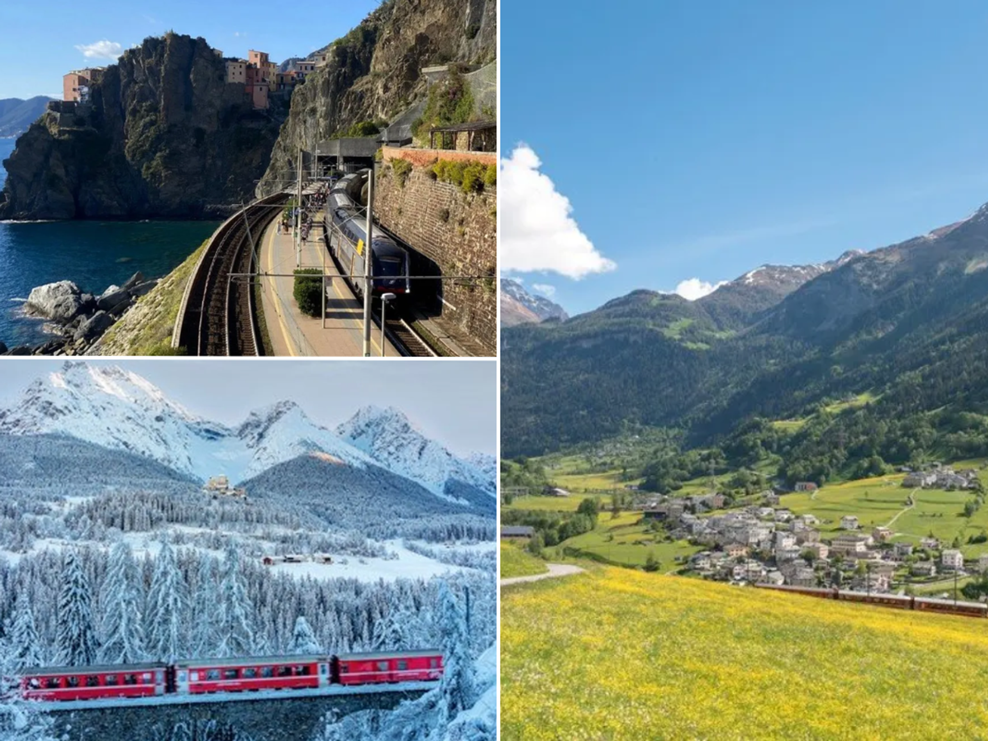 Cinque Terre Local Line / the Bernina Express