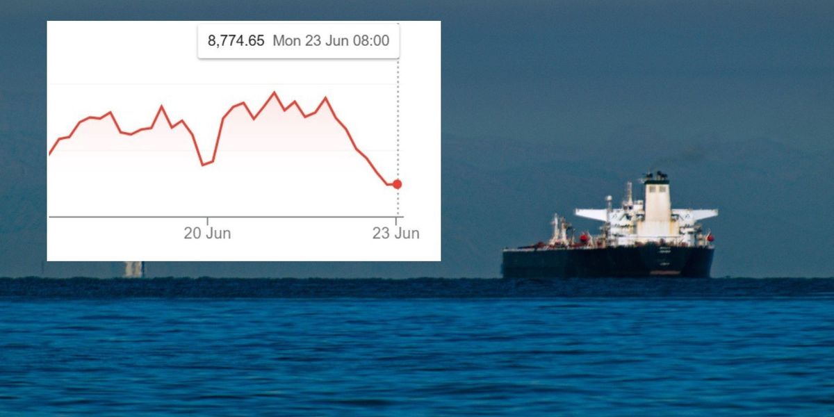 NextImg:Ftse 100 drops as stock market reacts to Iran's threat to close Strait of Hormuz trade route