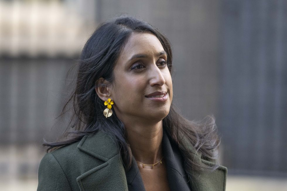 Claire Coutinho leaves Downing Street after attending the weekly Cabinet meeting in London