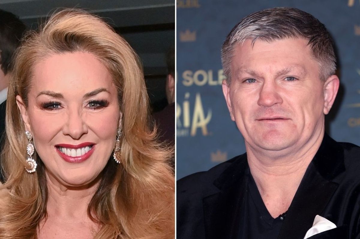 Claire Sweeney and Ricky Hatton