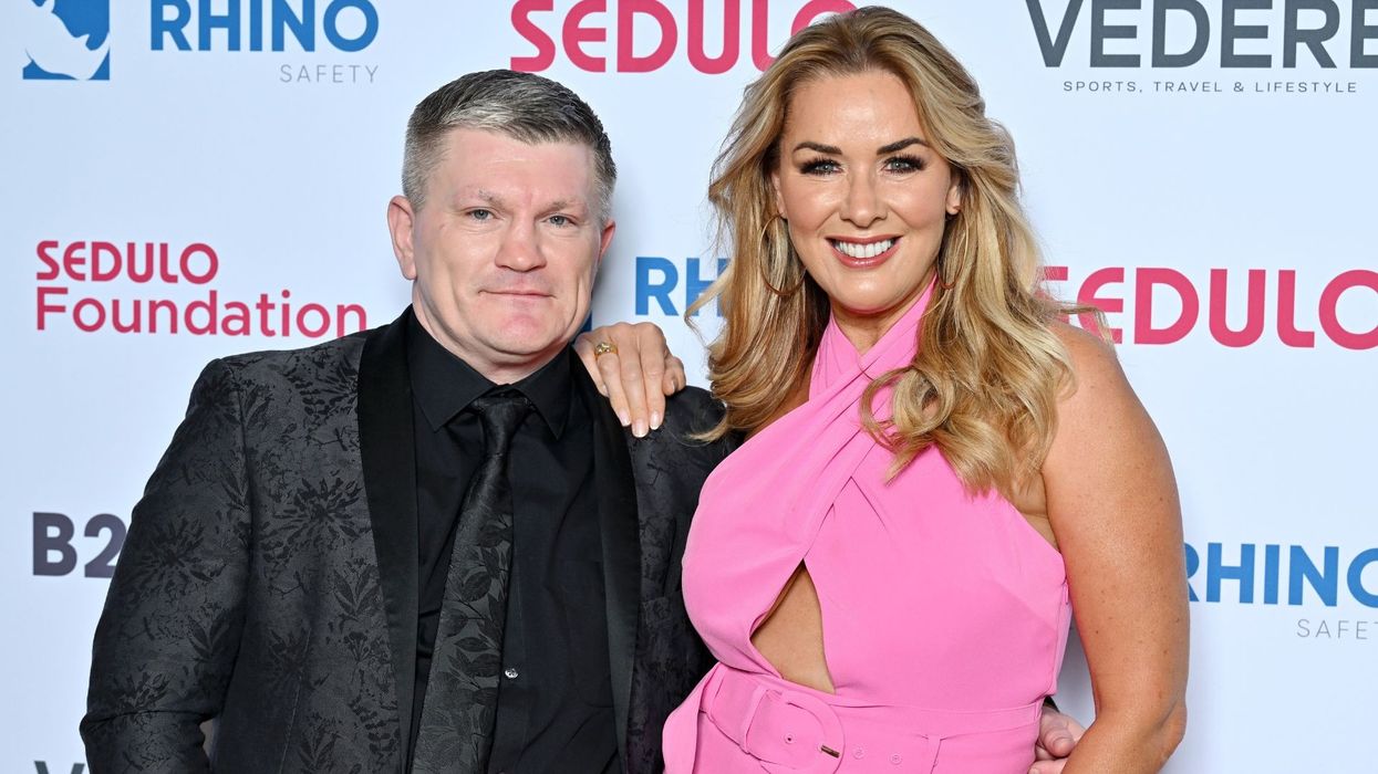 Claire Sweeney and Ricky Hatton