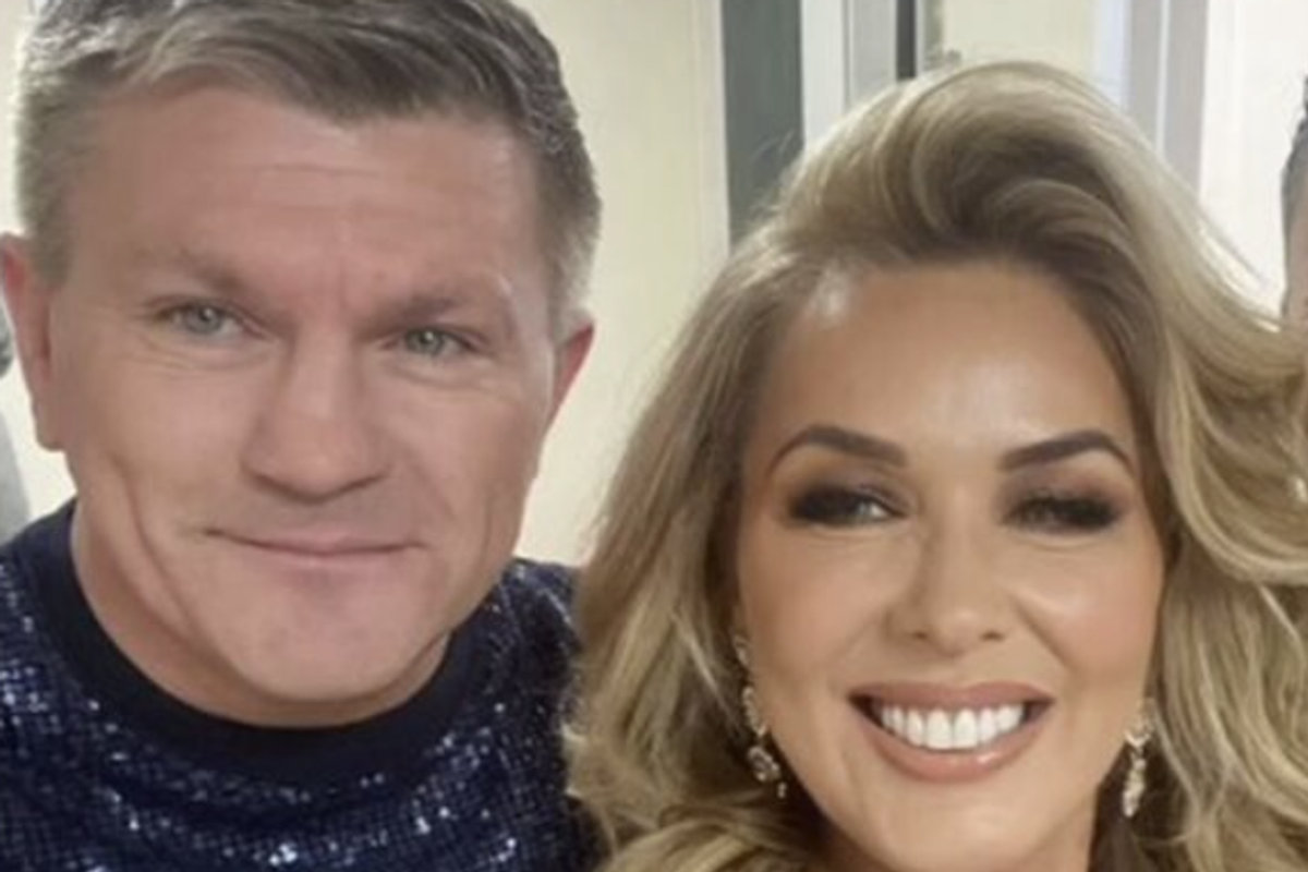 Claire Sweeney and Ricky Hatton