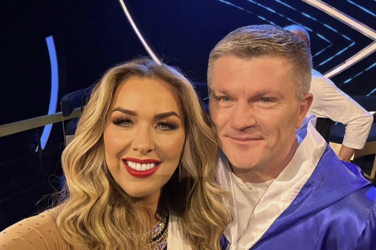 Claire Sweeney and Ricky Hatton