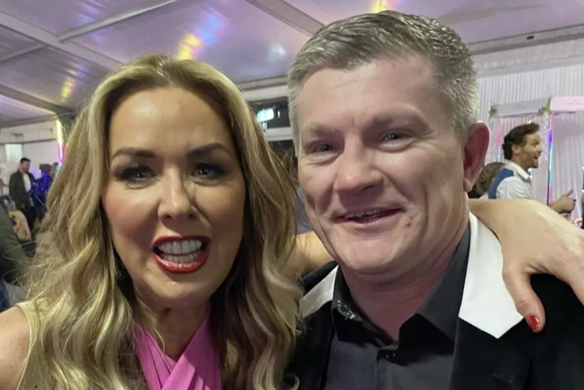Claire Sweeney and Ricky Hatton