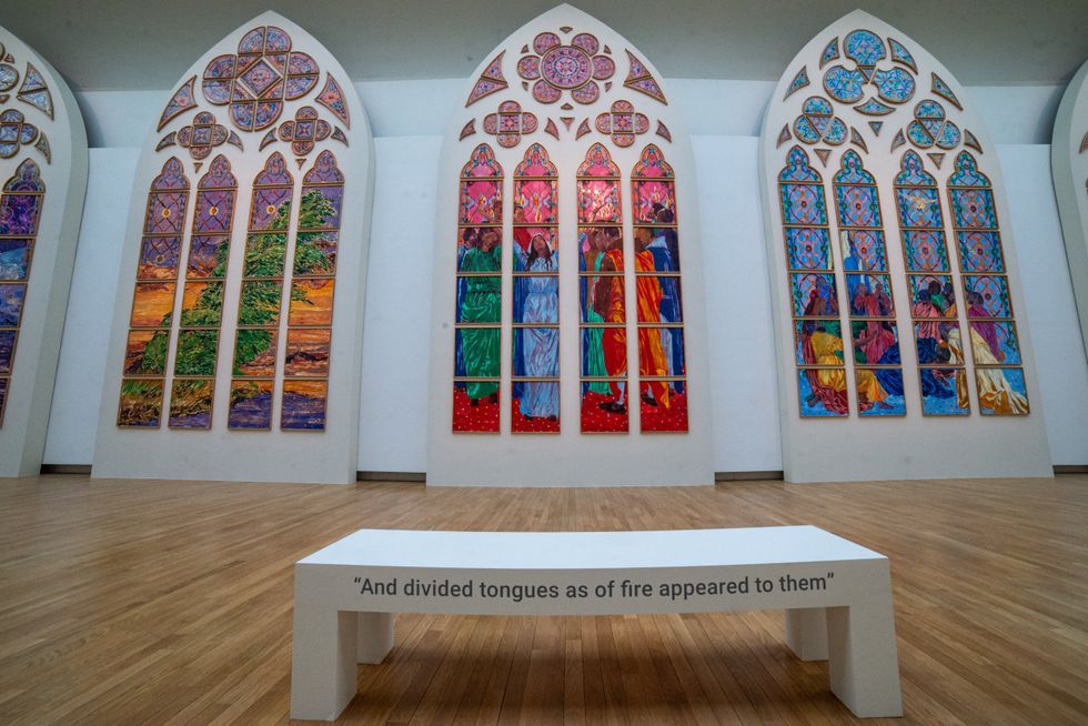 Claire Tabouret contemporary art windows to be installed in Notre Dame