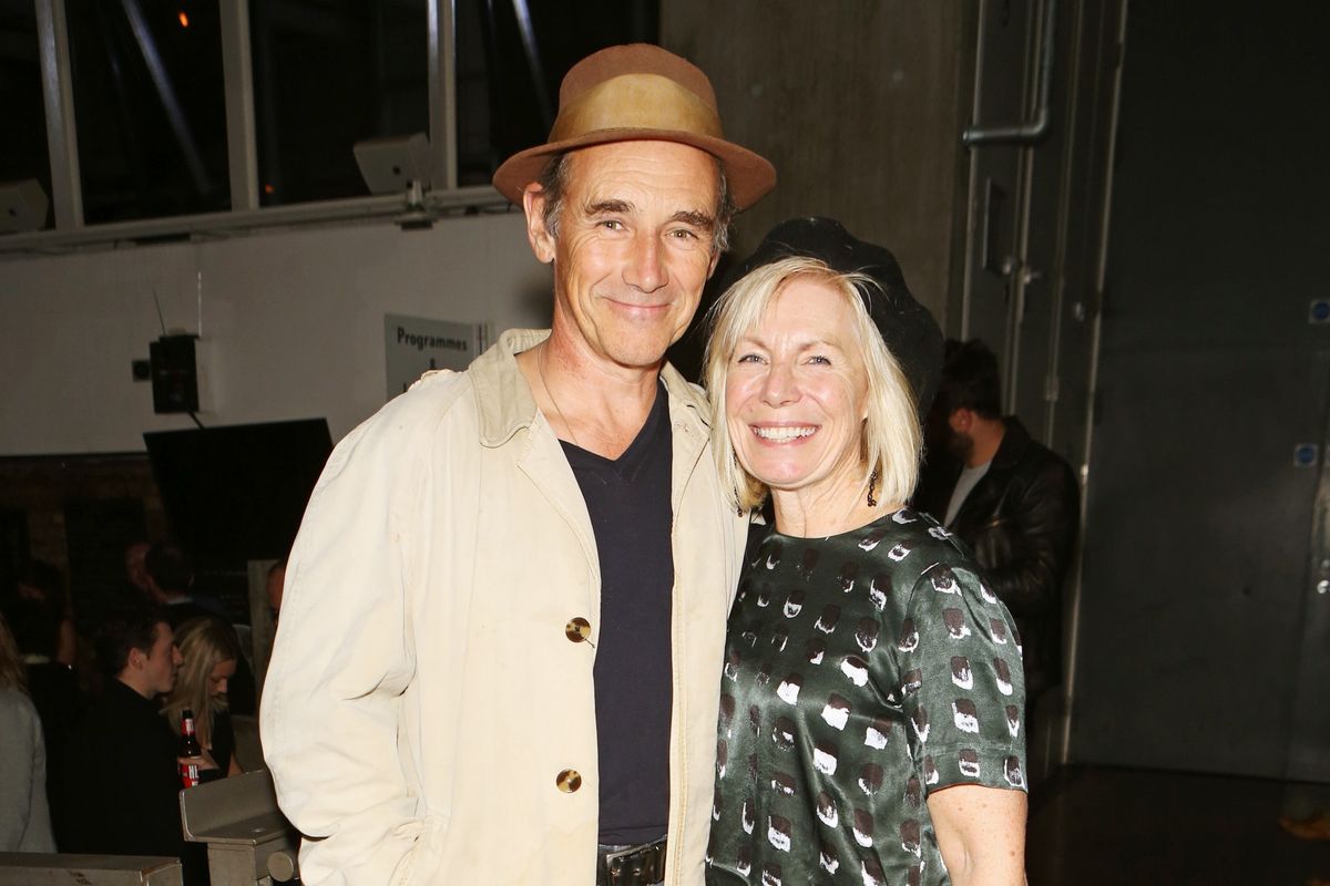 Claire van Kampen and husband Mark Rylance