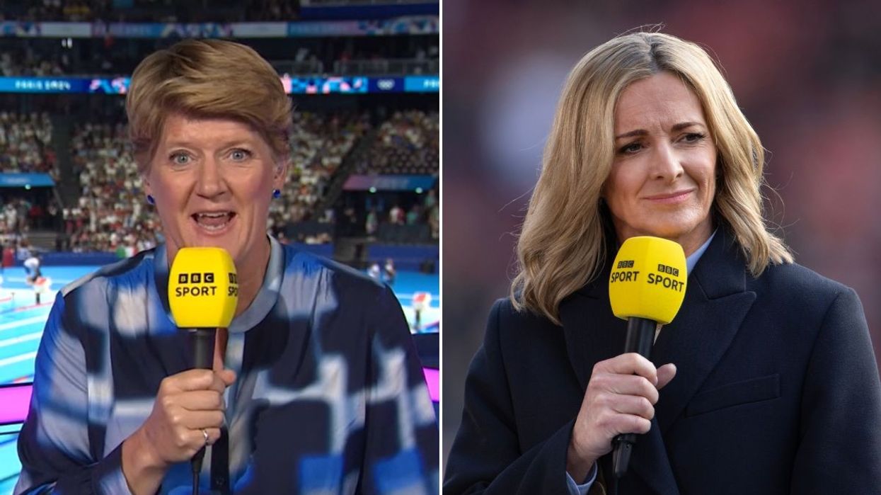 Clare Balding and Gabby Logan