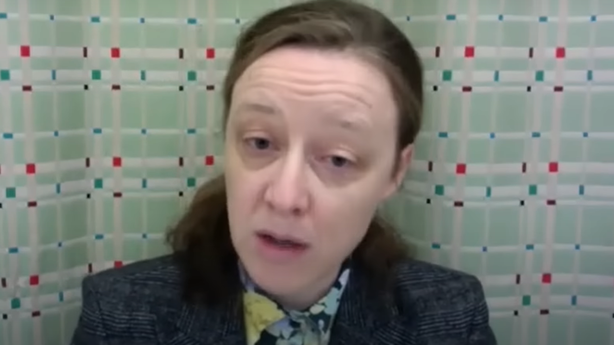 Clare Page during an appearance on Coalition for Marriage's YouTube channel