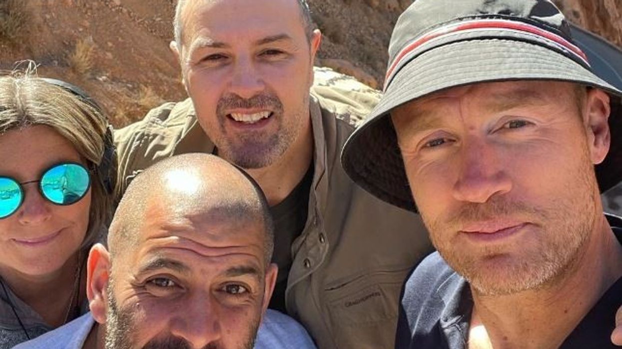 Clare Pizey with top Gear