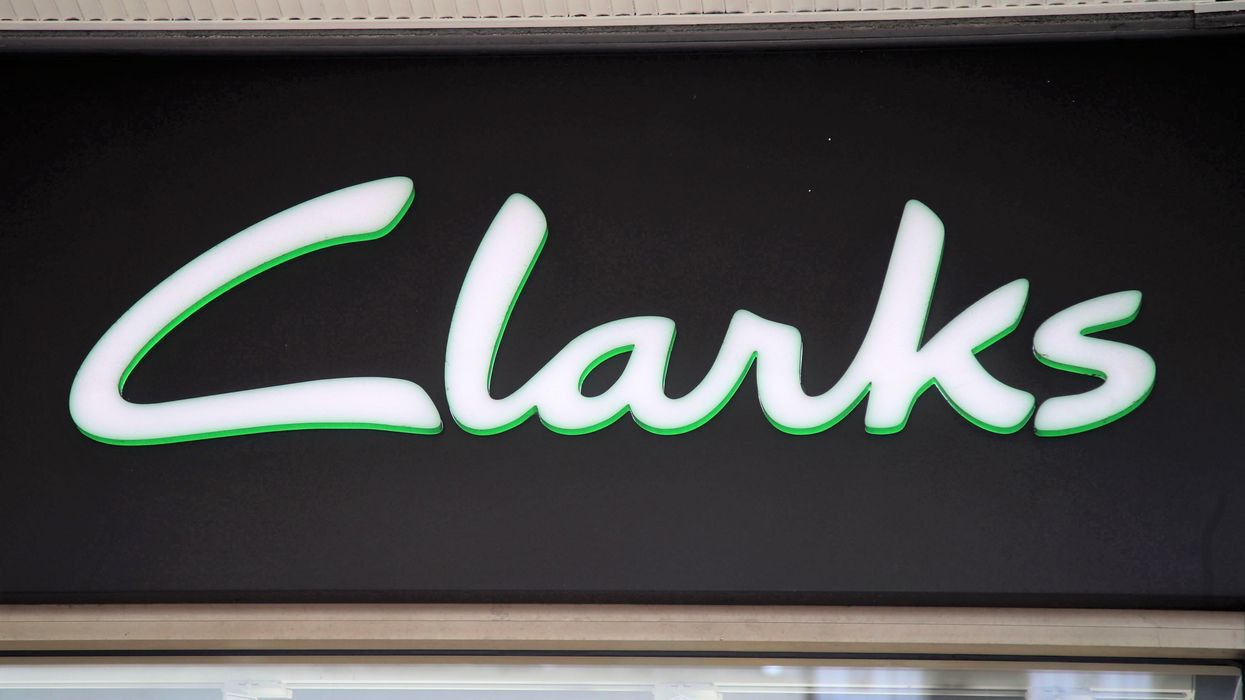 Clarks store sign