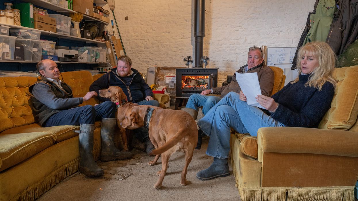 Clarkson's Farm: Charlie Ireland, Kaleb Cooper, Jeremy Clarkson and Lisa Hogan