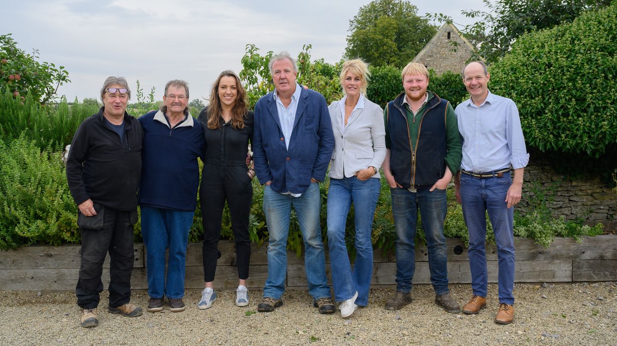 Clarkson's Farm: Gerald Cooper (second from left)