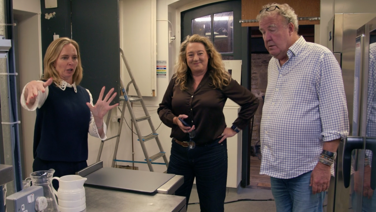 Clarkson's Farm: Jeremy Clarkson welcomed Rachel and Sue Hawkins