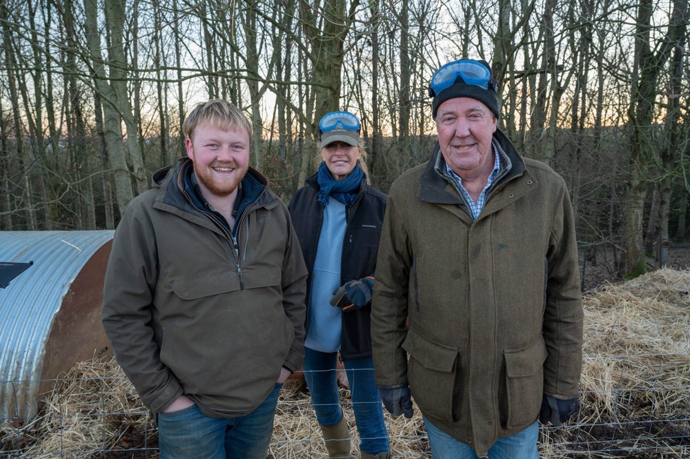 Clarkson's Farm's Kaleb, Lisa and Jeremy