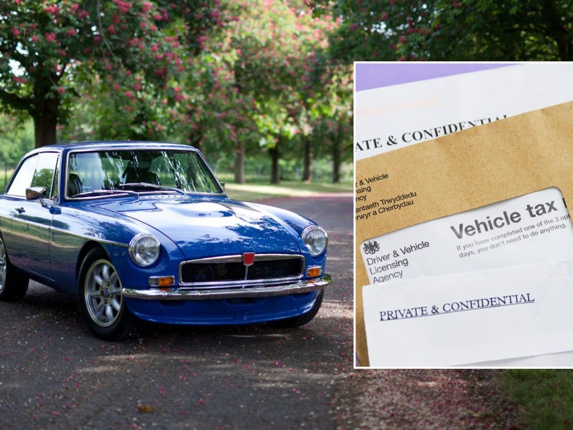 Classic car and car tax reminder