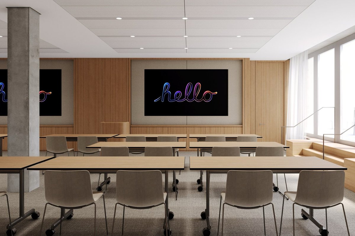 classroom from apple European Developer Centre in Berlin