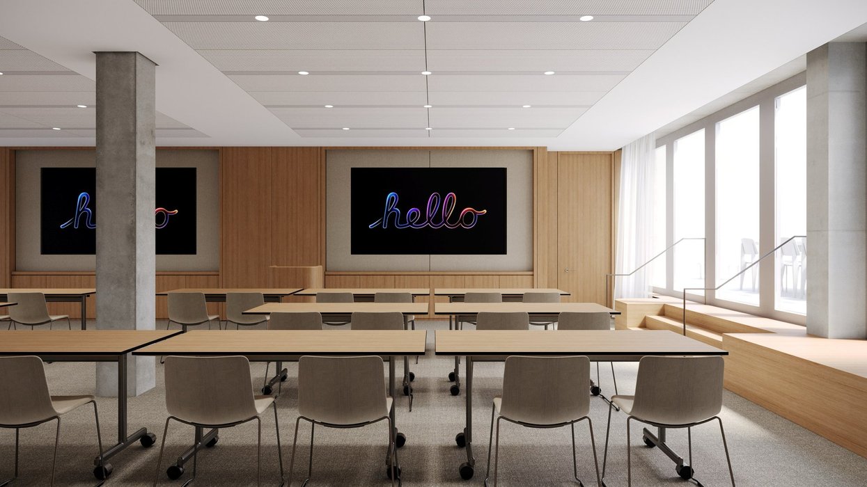 classroom from apple European Developer Centre in Berlin
