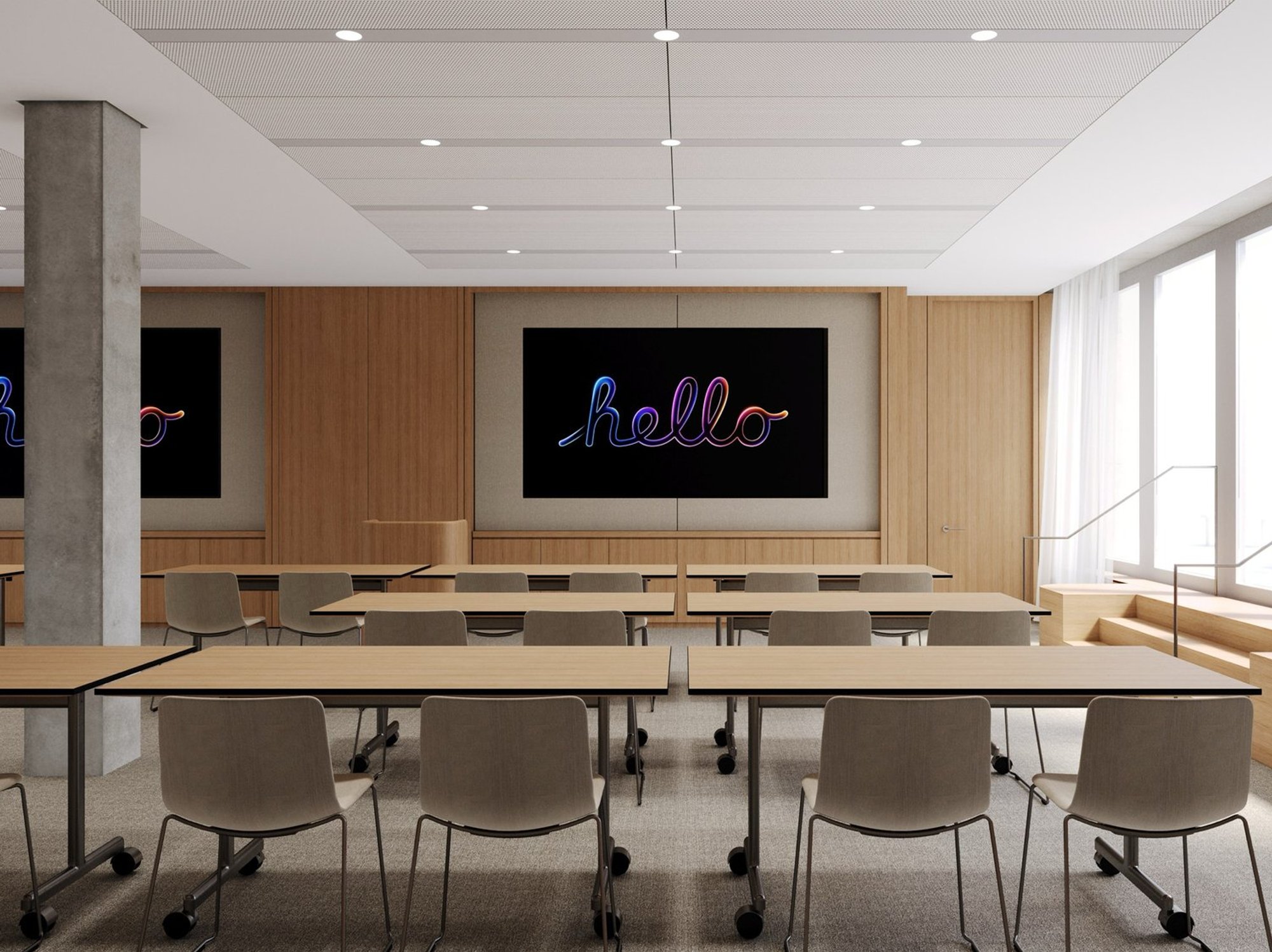 classroom from apple European Developer Centre in Berlin