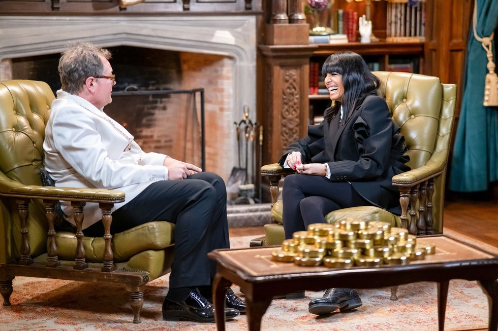 Claudia Winkleman and Alan Carr