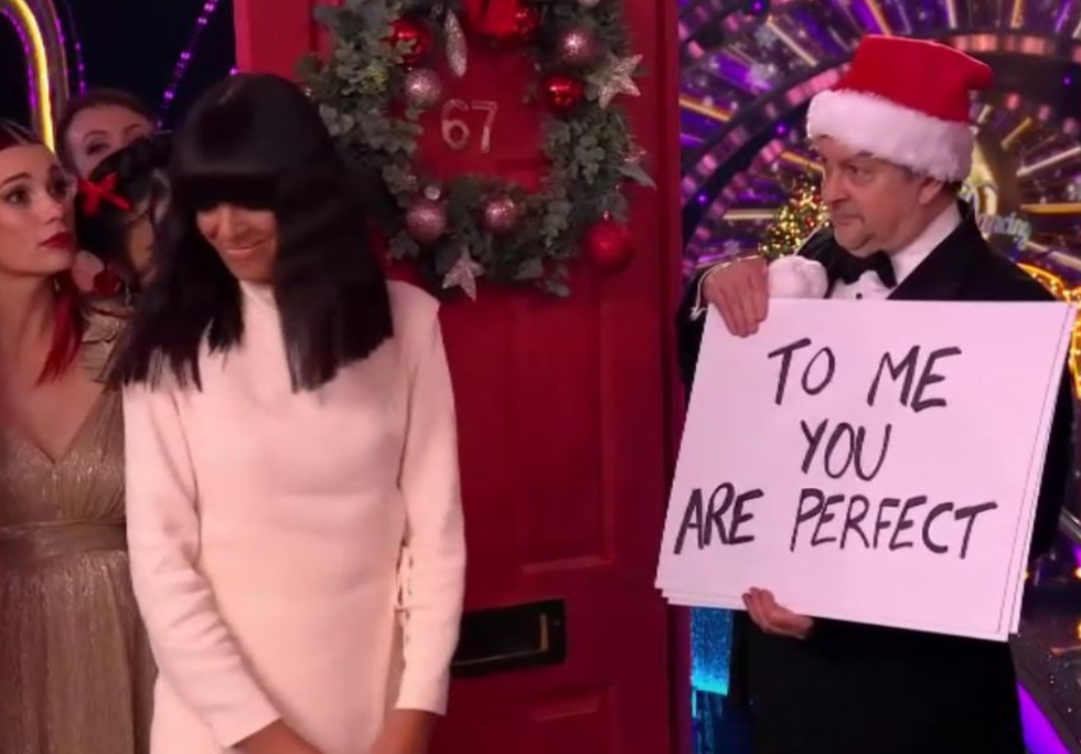 Claudia Winkleman and Dave Arch