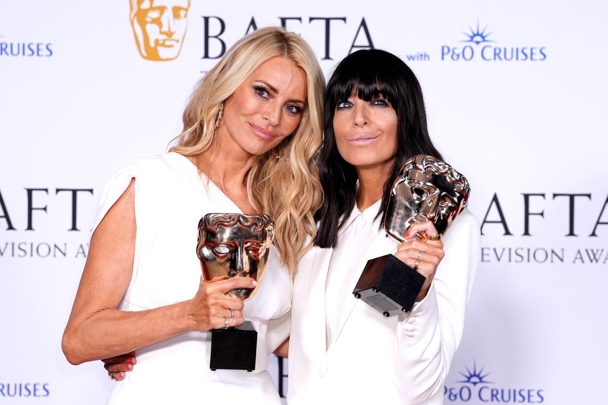 Claudia Winkleman and Tess Daly