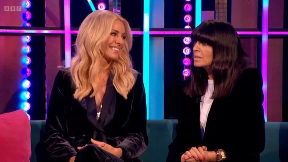 Claudia Winkleman and Tess Daly