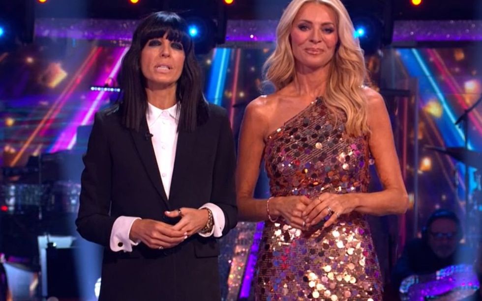 Claudia Winkleman and Tess Daly
