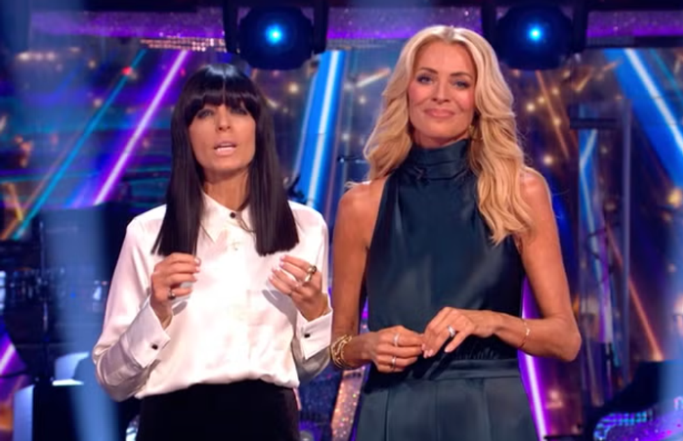 Claudia Winkleman and Tess Daly