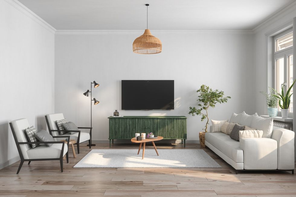 Clean, spacious, modern-looking room