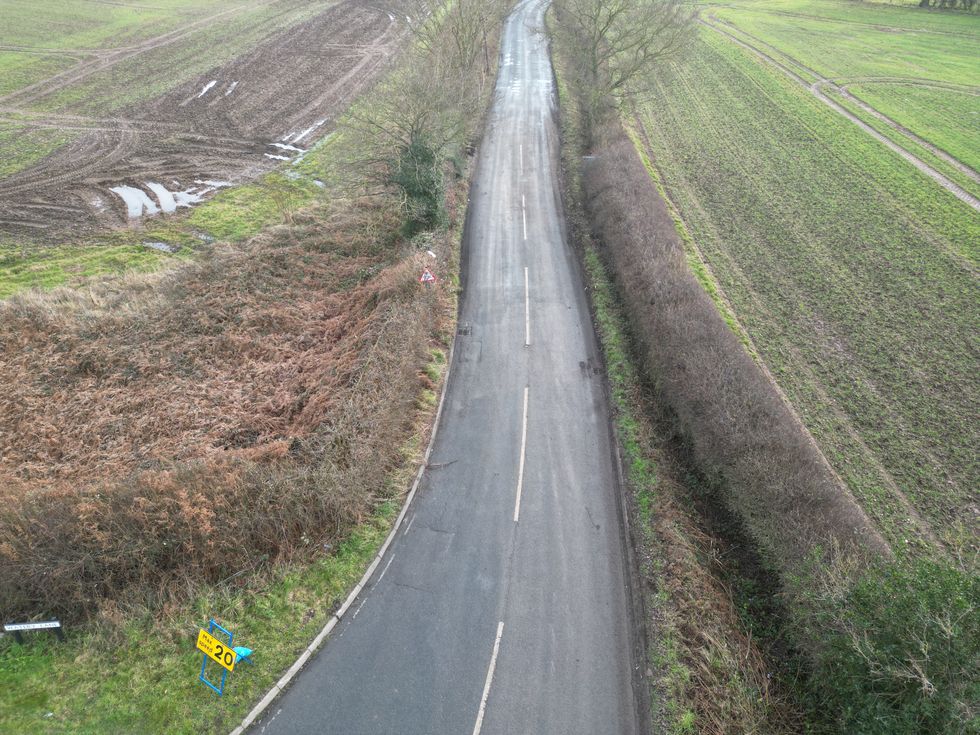 Cleared road