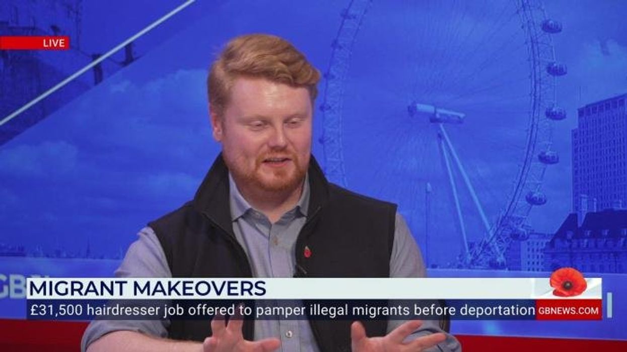 'Clearly moronic!' GB News guest hits out at perks for asylum seekers after it's revealed migrants receiving makeovers