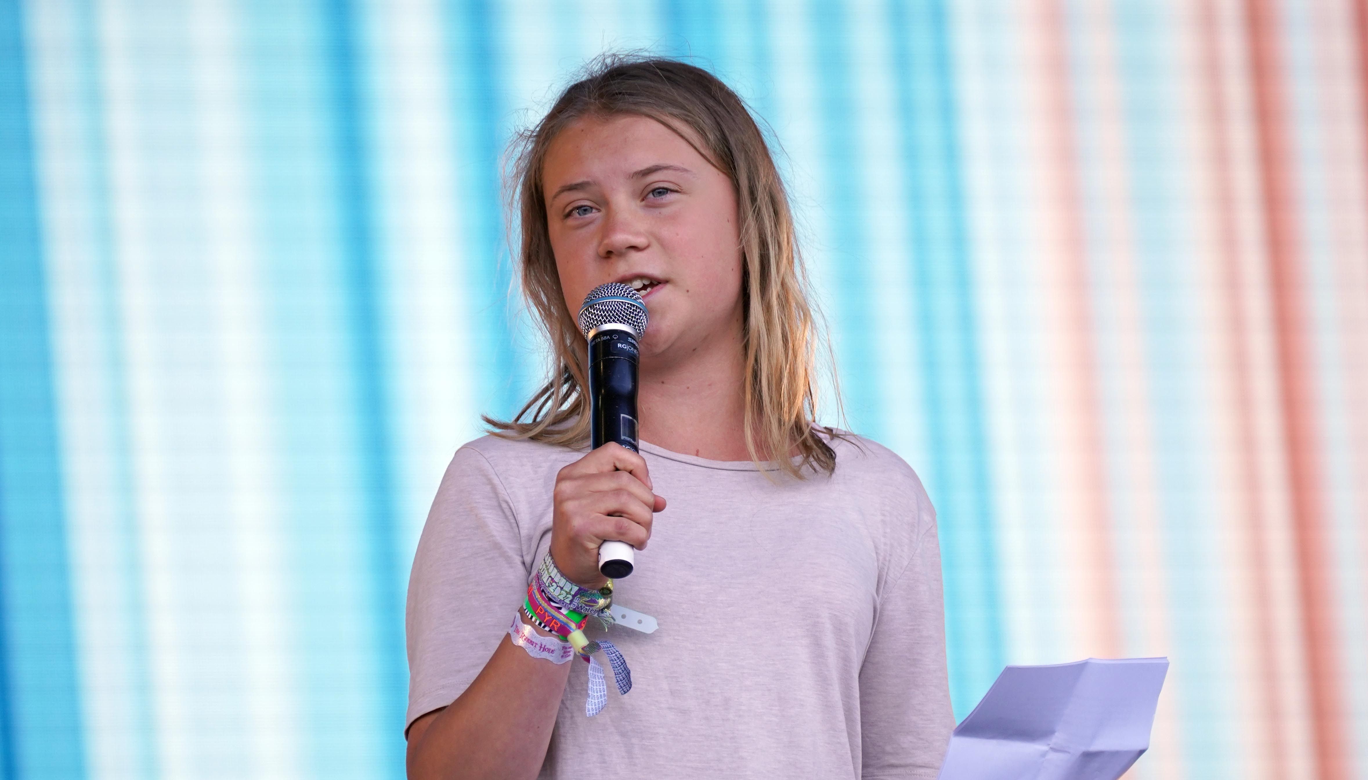 Climate activist Greta Thunberg made an appearance at the 2022 event.