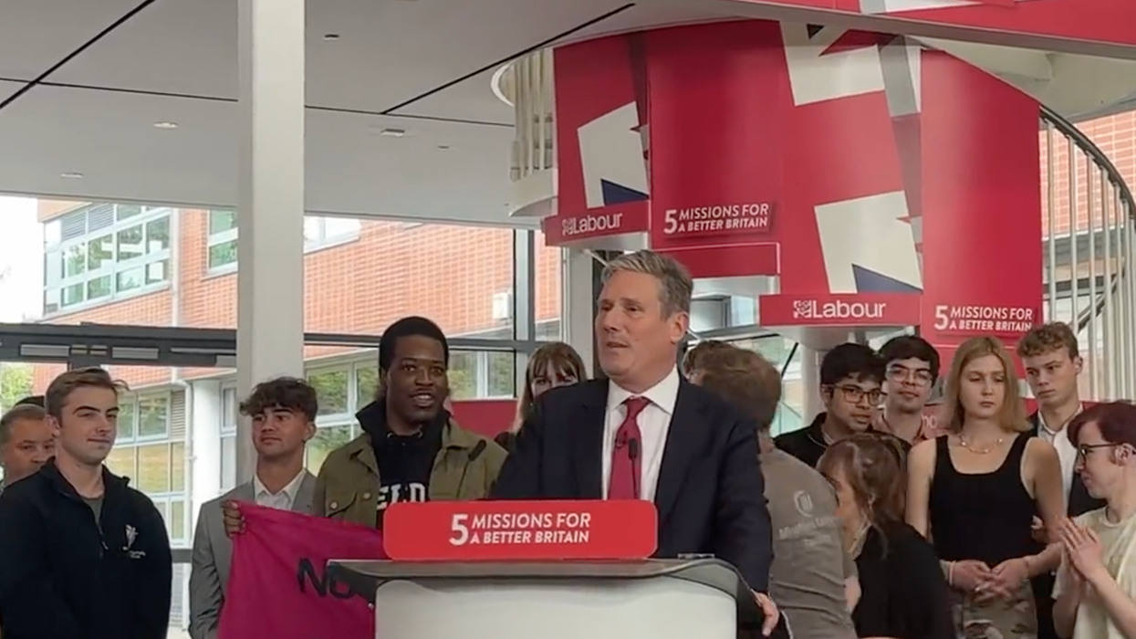 Sir Keir Starmer speech derailed by protest as he's blasted for 'U-turns'