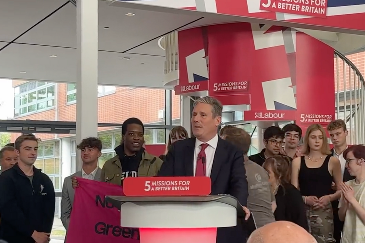Sir Keir Starmer speech derailed by protest as he's blasted for 'U-turns'