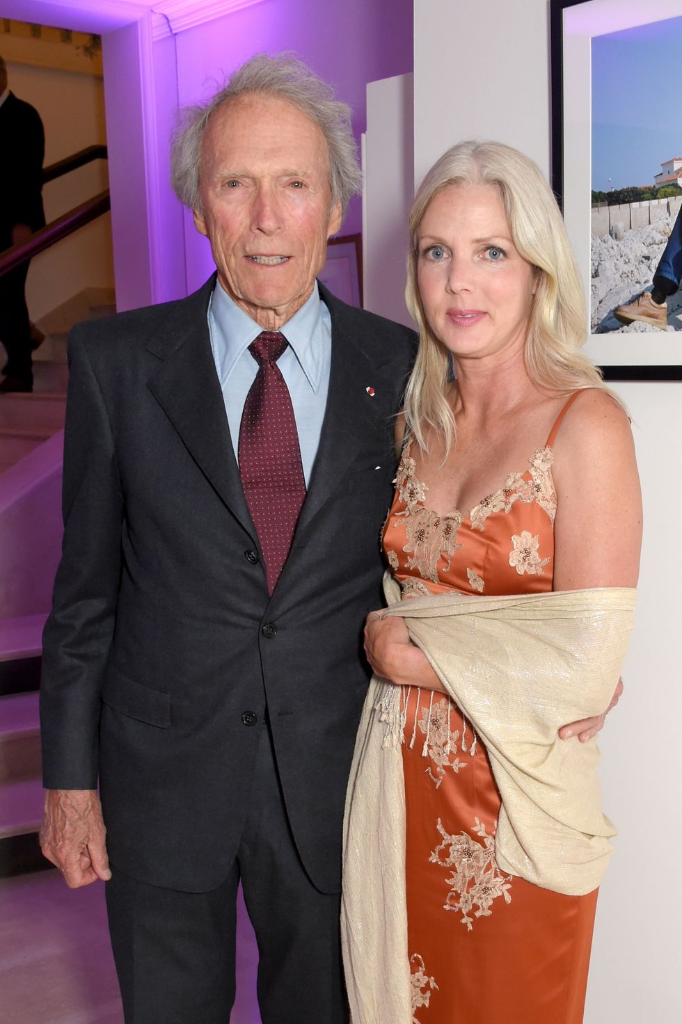 Clint Eastwood's partner Christina Sandera