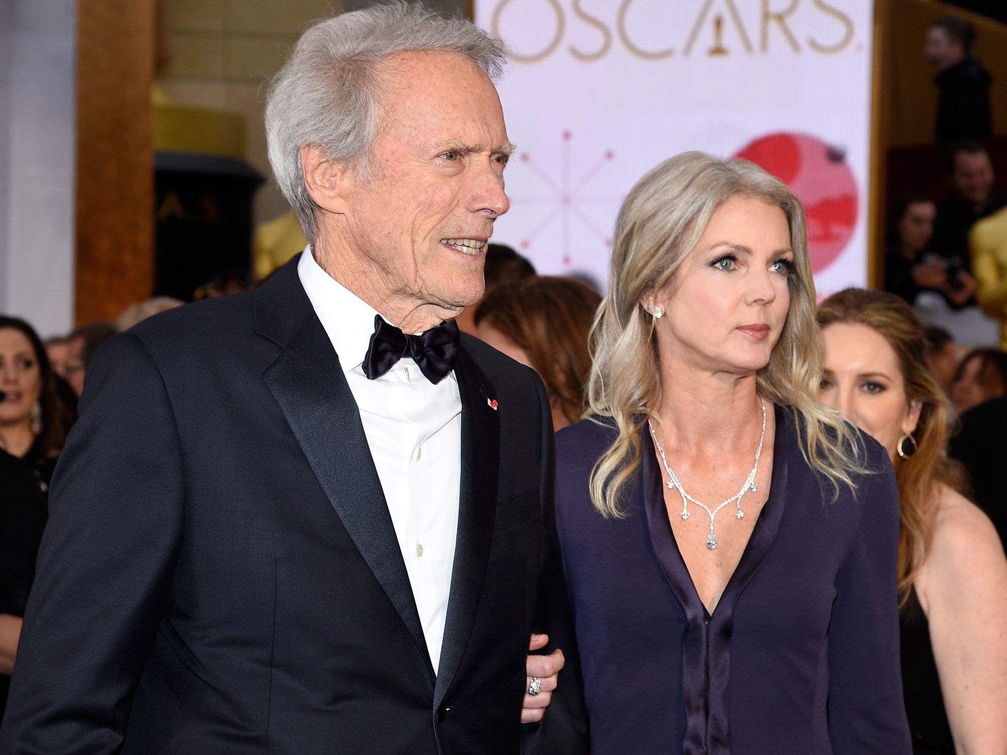 Clint Eastwood's partner Christina Sandera