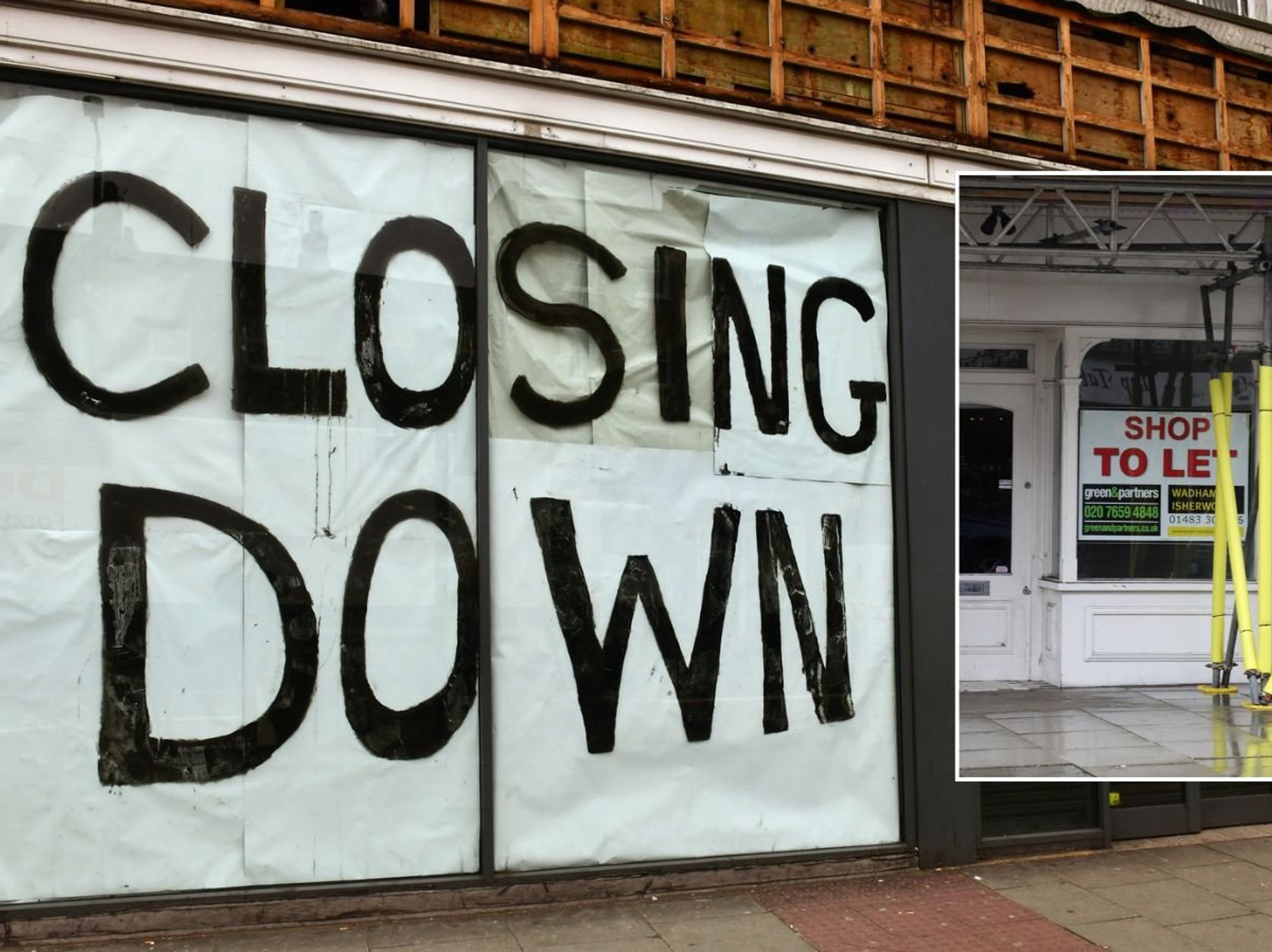 Closing down
