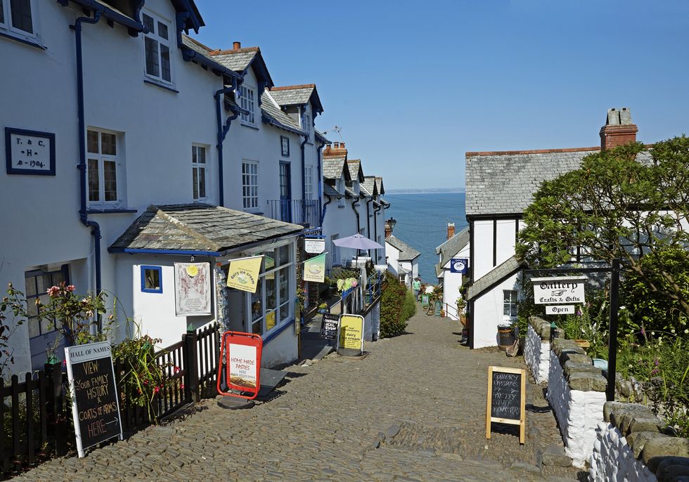Clovelly in north Devon