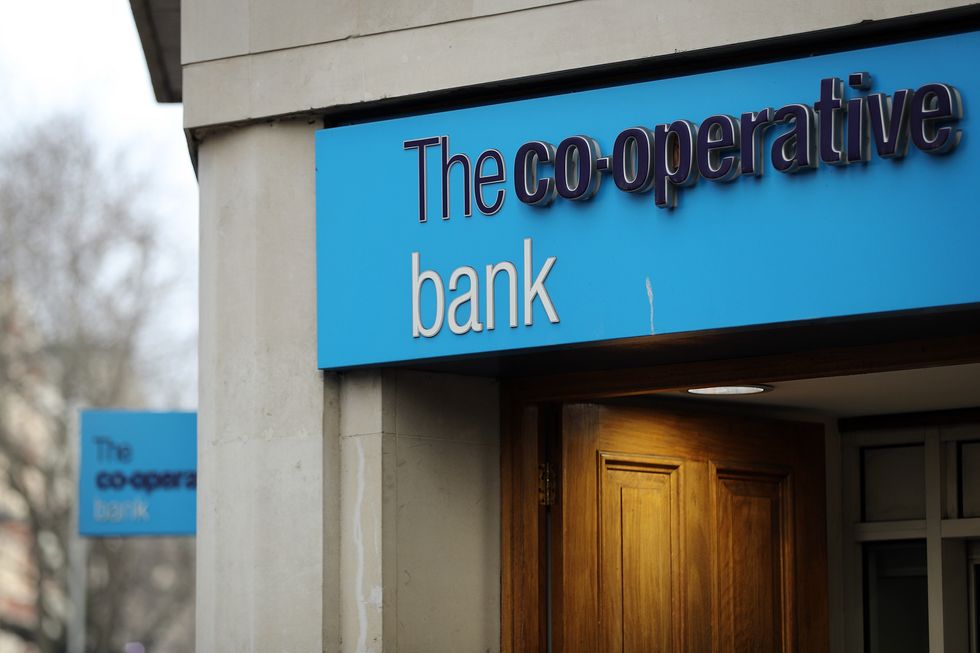 Co-op Bank branch sign